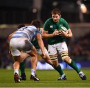 10 November 2018; Iain Henderson of Ireland in action against Santiago Medrano of Argentina during the Guinness Series International match between Ireland and Argentina at the Aviva Stadium in Dublin. Photo by Ramsey Cardy/Sportsfile