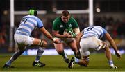 10 November 2018; Tadhg Furlong of Ireland in action against Matias Alemanno, left, and Javier Ortega Desio of Argentina during the Guinness Series International match between Ireland and Argentina at the Aviva Stadium in Dublin. Photo by Ramsey Cardy/Sportsfile