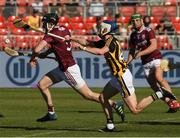 11 November 2018; Padraic Mannion of Galway in action against Luke Scanlon of Kilkenny during the Wild Geese Cup match between Galway and Kilkenny at Spotless Stadium in Sydney, Australia. Photo by Ray McManus/Sportsfile