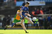 11 November 2018; David Connaughton of Clann na nGael in action against Ciaran Brady of Corofin during the AIB Connacht GAA Football Senior Club Championship semi-final match between Clann na nGael and Corofin at Dr. Hyde Park in Roscommon. Photo by Ramsey Cardy/Sportsfile