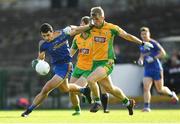 11 November 2018; Ciaran Lennon of Clann na nGael in action against Kieran Fitzgerald of Corofin during the AIB Connacht GAA Football Senior Club Championship semi-final match between Clann na nGael and Corofin at Dr. Hyde Park in Roscommon. Photo by Ramsey Cardy/Sportsfile
