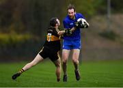 11 November 2018; Eoin Comyns St Finbarr's in action against Shane Doolan of Dr Crokes during the AIB Munster GAA Football Senior Club Championship semi-final match between Dr Crokes and St Finbarr's at Dr Crokes GAA, in Killarney, Co. Kerry. Photo by Piaras Ó Mídheach/Sportsfile