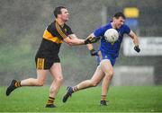 11 November 2018; Shane Doolan of Dr Crokes in action against Colm Keane St Finbarr's during the AIB Munster GAA Football Senior Club Championship semi-final match between Dr Crokes and St Finbarr's at Dr Crokes GAA, in Killarney, Co. Kerry. Photo by Piaras Ó Mídheach/Sportsfile