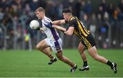 11 November 2018; Callum Pearson of Kilmacud Crokes in action against Gavin McCoy of St Peter's Dunboyne during the AIB Leinster GAA Football Senior Club Championship Round 1 match between St Peter's Dunboyne and Kilmacud Crokes at Páirc Tailteann in Navan, Co. Meath. Photo by Daire Brennan/Sportsfile