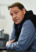 11 November 2018; Head coach Steve Hansen during a New Zealand All Blacks press conference at the Crowne Plaza in Blanchardstown, Dublin. Photo by Ramsey Cardy/Sportsfile