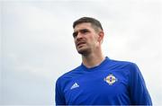 12 November 2018; Kyle Lafferty arrives prior to a Northern Ireland Training Session at Gannon Park in Malahide, Dublin. Photo by David Fitzgerald/Sportsfile