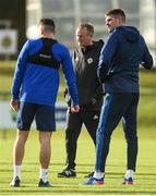 12 November 2018; Manager Michael O'Neill speaks to players during a Northern Ireland Training Session at Gannon Park in Malahide, Dublin. Photo by David Fitzgerald/Sportsfile