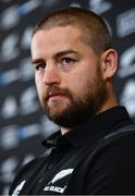 12 November 2018; Dane Coles during a New Zealand press conference at the Crowne Plaza in Blanchardstown, Dublin. Photo by Ramsey Cardy/Sportsfile