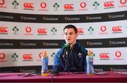 12 November 2018; Jonathan Sexton during an Ireland Rugby Press Conference at Carton House in Maynooth, Co Kildare. Photo by Piaras Ó Mídheach/Sportsfile