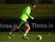 12 November 2018; Glenn Whelan during a Republic of Ireland training session at the FAI National Training Centre in Abbotstown, Dublin.  Photo by Stephen McCarthy/Sportsfile