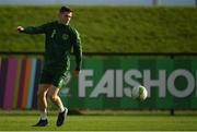 12 November 2018; Darragh Lenihan during a Republic of Ireland training session at the FAI National Training Centre in Abbotstown, Dublin.  Photo by Stephen McCarthy/Sportsfile