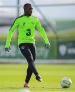 12 November 2018; Michael Obafemi during a Republic of Ireland training session at the FAI National Training Centre in Abbotstown, Dublin.  Photo by Stephen McCarthy/Sportsfile