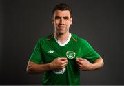12 November 2018; Seamus Coleman of Republic of Ireland poses for a portrait during a squad portrait session at their team hotel in Dublin. Photo by Stephen McCarthy/Sportsfile