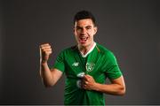 12 November 2018; John Egan of Republic of Ireland poses for a portrait during a squad portrait session at their team hotel in Dublin. Photo by Stephen McCarthy/Sportsfile