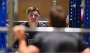 12 November 2018; Beauden Barrett during a New Zealand Rugby gym session at the Sport Ireland Institute in Abbotstown, Dublin. Photo by Ramsey Cardy/Sportsfile