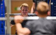 12 November 2018; Damian McKenzie during a New Zealand Rugby gym session at the Sport Ireland Institute in Abbotstown, Dublin. Photo by Ramsey Cardy/Sportsfile