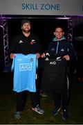 12 November 2018; New Zealand All Blacks captain Kieran Read, left, and Dublin football captain Stephen Cluxton following the AIG Skills Challenge, which brought together the All Ireland Champions, Dublin, and the World Rugby Champions, the New Zealand All Blacks’ for a head to head sporting challenge in Castleknock Golf Club.  Photo by Ramsey Cardy/Sportsfile