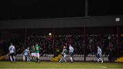 12 November 2018; A large crowd watches the action during the U16 Victory Shield match between Republic of Ireland and Northern Ireland at Mounthawk Park in Tralee, Kerry. Photo by Brendan Moran/Sportsfile