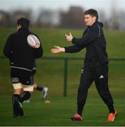 13 November 2018; Jordie Barrett during a New Zealand Rugby squad training session at Abbotstown in Dublin. Photo by David Fitzgerald/Sportsfile
