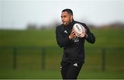 13 November 2018; Ngani Laumape during a New Zealand Rugby squad training session at Abbotstown in Dublin. Photo by David Fitzgerald/Sportsfile