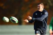13 November 2018; Jacob Stockdale during Ireland rugby squad training at Carton House in Maynooth, Co. Kildare. Photo by Ramsey Cardy/Sportsfile