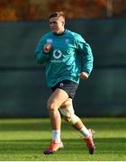 13 November 2018; Jordan Larmour during Ireland rugby squad training at Carton House in Maynooth, Co. Kildare. Photo by Ramsey Cardy/Sportsfile