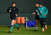13 November 2018; Rob Kearney, left, Jack McGrath, centre, and Jonathan Sexton during Ireland rugby squad training at Carton House in Maynooth, Co. Kildare. Photo by Ramsey Cardy/Sportsfile