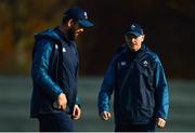 13 November 2018; Head coach Joe Schmidt, right, and defence coach Andy Farrell during Ireland rugby squad training at Carton House in Maynooth, Co. Kildare. Photo by Ramsey Cardy/Sportsfile