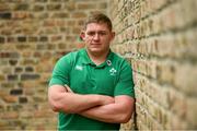 13 November 2018; Tadhg Furlong poses for a portrait following an Ireland rugby press conference at Carton House in Maynooth, Co. Kildare. Photo by Ramsey Cardy/Sportsfile