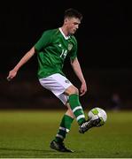 12 November 2018; Oran Crowe of Republic of Ireland in action during the U16 Victory Shield match between Republic of Ireland and Northern Ireland at Mounthawk Park in Tralee, Kerry. Photo by Brendan Moran/Sportsfile
