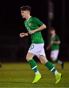 12 November 2018; Louis Barry of Republic of Ireland during the U16 Victory Shield match between Republic of Ireland and Northern Ireland at Mounthawk Park in Tralee, Kerry. Photo by Brendan Moran/Sportsfile