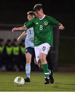 12 November 2018; Ben McCormack of Republic of Ireland during the U16 Victory Shield match between Republic of Ireland and Northern Ireland at Mounthawk Park in Tralee, Kerry. Photo by Brendan Moran/Sportsfile