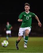12 November 2018; Oliver O'Neill of Republic of Ireland during the U16 Victory Shield match between Republic of Ireland and Northern Ireland at Mounthawk Park in Tralee, Kerry. Photo by Brendan Moran/Sportsfile