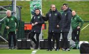 14 November 2018; Republic of Ireland assistant manager Roy Keane, right, and manager Martin O'Neill during a training session at the FAI National Training Centre in Abbotstown, Dublin. Photo by Stephen McCarthy/Sportsfile