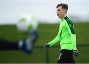 14 November 2018; Lee O'Connor during a Republic of Ireland training session at the FAI National Training Centre in Abbotstown, Dublin. Photo by Stephen McCarthy/Sportsfile