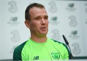 14 November 2018; Glenn Whelan during a Republic of Ireland press conference at the FAI National Training Centre in Abbotstown, Dublin. Photo by Stephen McCarthy/Sportsfile
