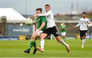 14 November 2018; Conor Carty of Republic of Ireland in action against Marton Dardai of Germany during the U17 International Friendly match between Republic of Ireland and Germany at Tallaght Stadium in Tallaght, Dublin. Photo by Eóin Noonan/Sportsfile