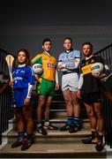 14 November 2018; Provincial club players, from left, Meighan Farrell of Thomastown and Kilkenny, Ian Burke of Corofin and Galway, Shane Dowling of Na Piarsaigh and Limerick and Micheál Burns of Dr. Crokes' and Kerry. AIB is in its 28th season sponsoring the GAA Club Championship and will celebrate their 6th season sponsoring the Camogie Association. AIB is delighted to continue to support Senior, Junior and Intermediate Championships across football, hurling, and camogie. For exclusive content and behind the scenes action throughout the AIB GAA & Camogie Club Championships follow AIB GAA on Facebook, Twitter, Instagram and Snapchat and www.aib.ie/gaa. Photo by David Fitzgerald/Sportsfile