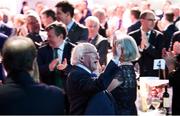 14 November 2018; President of Ireland Michael D Higgins in attendance at the Co-operation Ireland Dinner, a function that saw delegations from both the Football Association of Ireland and Irish Football Association come together, at the Mansion House in Dublin. Photo by Stephen McCarthy/Sportsfile