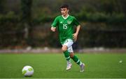 14 November 2018; Lee Harkin of Republic of Ireland during the U16 Victory Shield match between Republic of Ireland and Wales at Mounthawk Park in Tralee, Kerry. Photo by Brendan Moran/Sportsfile