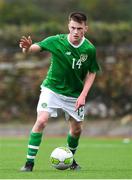 14 November 2018; Oran Crowe of Republic of Ireland during the U16 Victory Shield match between Republic of Ireland and Wales at Mounthawk Park in Tralee, Kerry. Photo by Brendan Moran/Sportsfile