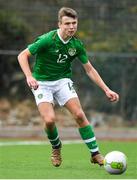 14 November 2018; Adam Wells of Republic of Ireland during the U16 Victory Shield match between Republic of Ireland and Wales at Mounthawk Park in Tralee, Kerry. Photo by Brendan Moran/Sportsfile