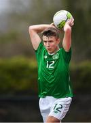 14 November 2018; Adam Wells of Republic of Ireland during the U16 Victory Shield match between Republic of Ireland and Wales at Mounthawk Park in Tralee, Kerry. Photo by Brendan Moran/Sportsfile