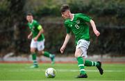 14 November 2018; Ben McCormack of Republic of Ireland during the U16 Victory Shield match between Republic of Ireland and Wales at Mounthawk Park in Tralee, Kerry. Photo by Brendan Moran/Sportsfile