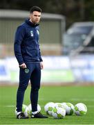 14 November 2018; Republic of Ireland assistant coach Mark Connors prior to the U16 Victory Shield match between Republic of Ireland and Wales at Mounthawk Park in Tralee, Kerry. Photo by Brendan Moran/Sportsfile