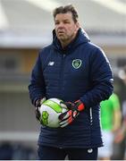 14 November 2018; Republic of Ireland goalkeeping coach Alan O'Neill prior to the U16 Victory Shield match between Republic of Ireland and Wales at Mounthawk Park in Tralee, Kerry. Photo by Brendan Moran/Sportsfile