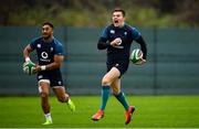 15 November 2018; Jacob Stockdale, right, and Bundee Aki during Ireland Rugby squad training at Carton House in Maynooth, Co. Kildare. Photo by Ramsey Cardy/Sportsfile