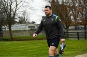15 November 2018; Cian Healy arrives for Ireland Rugby squad training at Carton House in Maynooth, Co. Kildare. Photo by Ramsey Cardy/Sportsfile