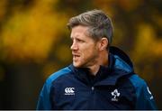 15 November 2018; Forwards coach Simon Easterby during Ireland Rugby squad training at Carton House in Maynooth, Co. Kildare. Photo by Ramsey Cardy/Sportsfile