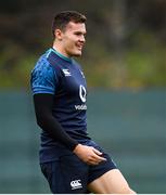 15 November 2018; Jacob Stockdale during Ireland Rugby squad training at Carton House in Maynooth, Co. Kildare. Photo by Ramsey Cardy/Sportsfile